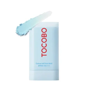 ضد آفتاب استیکی توکوبو، مدل کتان سافت | TOCOBO, COTTON SOFT SUN STICK SPF 50+