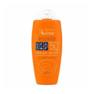 ضد آفتاب اون فلوئید اسپرت Avene Fluid Sport SPF50 بطری نارنجی ۱۰۰ میلی‌لیتر