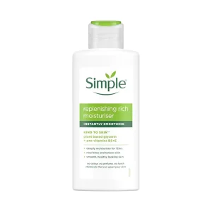 کرم آبرسان و مرطوب‌کننده سیمپل ریچ Simple Replenishing Rich Moisturiser برای پوست خشک 125 میلی‌لیتر