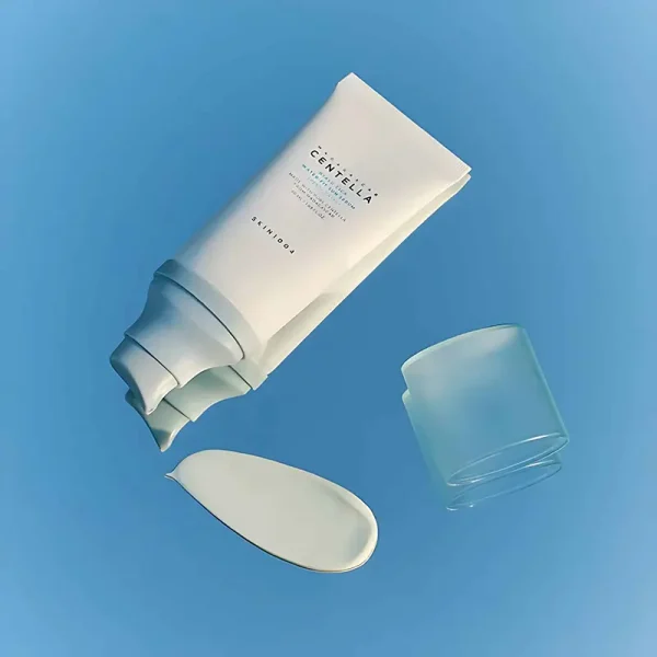 نمای بافت ضد آفتاب سنتلا اسکین 1004 هیالوسیکا Centella Hyalu-Cica spf50 تیوب سفید 50 میلی‌لیتر