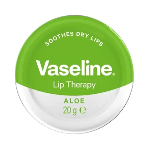 بالم لب کاسه‌ای وازلین آلوئه ورا Vaseline Lip Therapy Aloe سبز 20 گرم