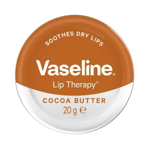 بالم لب کاسه‌ای وازلین کره کاکائو Vaseline Lip Therapy Cocoa Butter قهوه ای 20 گرم