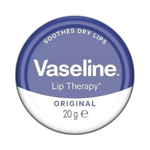 بالم لب کاسه‌ای وازلین اورجینال Vaseline Lip Therapy Orginal آبی 20 گرم